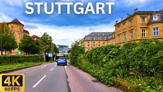 STUTTGART Germany 🇩🇪 | Scenic City Driving Tour in 4K 🚗