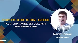 Complete Guide to HTML Anchor Tags | Link Pages, Set Colors & Jump Within Page