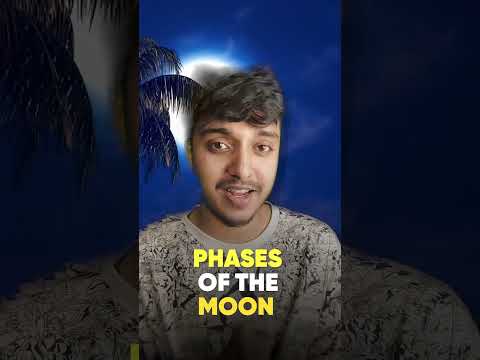 why we see half moon in sky | phase of moon full explained