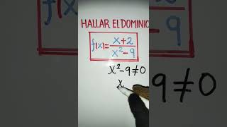 ✍️Dominio de una Función racional