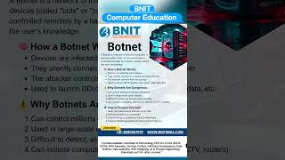 What is a Botnet? | How Botnets Work, Why They’re Dangerous & How to Stay Safe #shortsfeed #botnet
