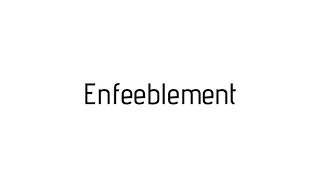 How to pronounce Enfeeblement / Enfeeblement pronunciation