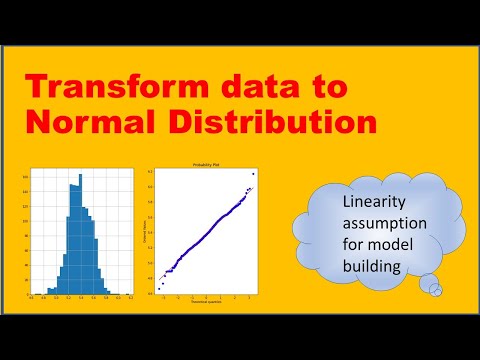 How to transform data to normal  distribution |  homoscedasticity