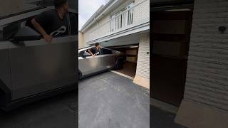 Will the cybertruck fit in the garage? #cars