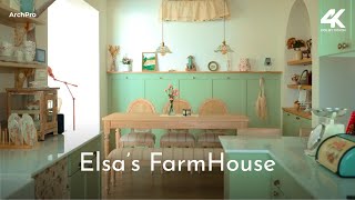 A 2000 Sqft. French Farmhouse-Inspired Apartment in Thrissur | Home Tour |  @ArchPro ​