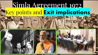 Simla Agreement 1972: Key points and Exit implications