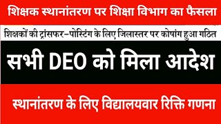 Education department's decision on teacher transfer | See the order received by all DEOs for tran...