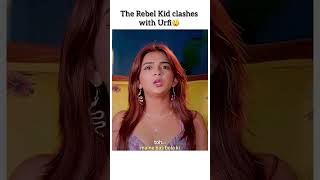 Clash between urfi and apoorva 😲#therebelkid #urfijaved #ytshorts