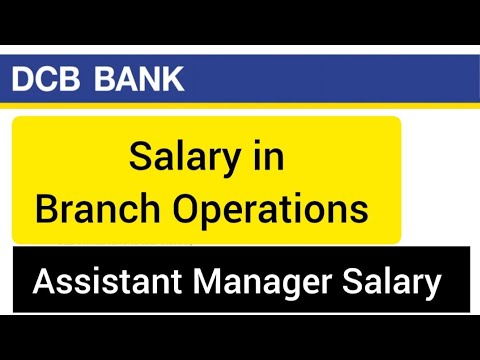 DCB Bank Salary in Branch Operation | DCB Bank Assistant Manager Salary Slip | DCB Bank Jobs Salary