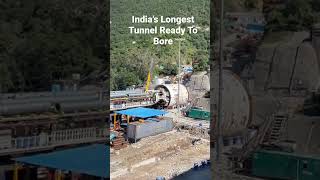 India’s Longest Railway Tunnel|Tunnel Boring Machine |Ready To Bore|Tunneling