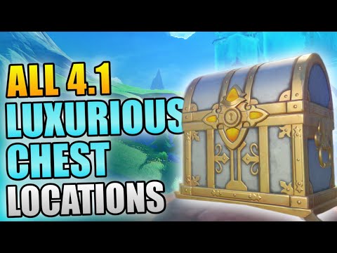 All Fontaine 4.1 Luxurious Chest Locations - Genshin impact