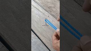 Easy way to tie a rope to a nail #shorts #tipsandtricks #tools #diy #rope