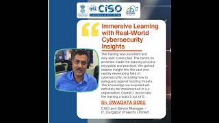 5/5 Feedback from Durgapur Projects CISO on Cybersecurity Training