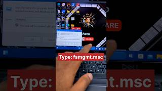 How to check your pc/laptop shared folders in just one shortcut #shorts