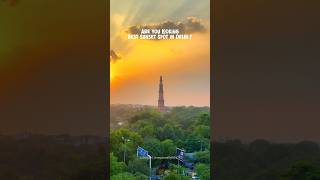 Looking Best Sunset Spot In Delhi? #delhi #sunset #hiddenspots #hiddengems #shotoniphone #ytshorts