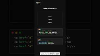 Text decoration #freelancing #thewebforce #frontenddevelopment #htmlcss #frontend #shorts