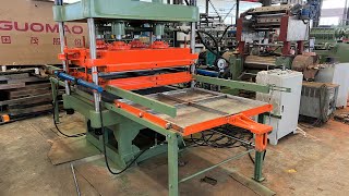 Rubber tile making machines