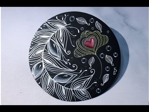 #Zentangle#禪繞畫/輕飄飄的禪繞銀杏落羽!