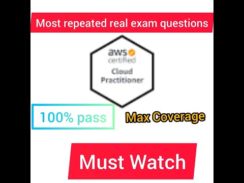 aws cloud practitioner real exam questions and answers | dumps | aws exam most repeated questions