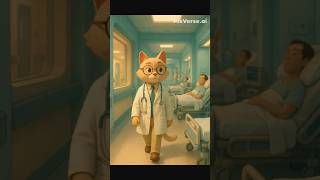 The Clinic | AI-Generated Short Film #ai #story #cutecat #animalshorts #shortfilm #aishortfilm