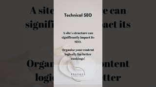 A well-organised site structure is key to great SEO. Logical, intuitive navigation he...