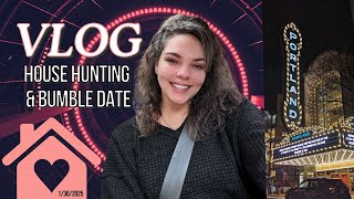 Bumble Date & Apartment Hunting in Downtown Portland Vlog, North Hollow Apartment Tour #Oregon #PDX