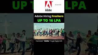 Adobe Hiring For Software Development Engineer Role