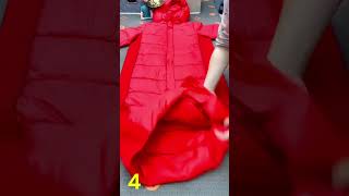 毛衣/羽绒服 收纳方法5 #衣服叠法 #folding #clothing #howtofold