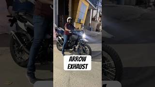 Himalayan 450 with ARROW Exhaust #himalayan450 #royalenfield #arrowexhaust #bigbearbangalore