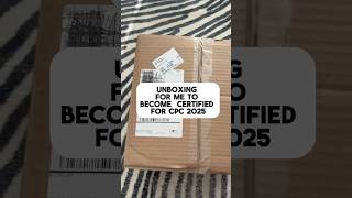 Unboxing medical billing & coding books for me to become a  CPC 2025 . Let’s study for the exam