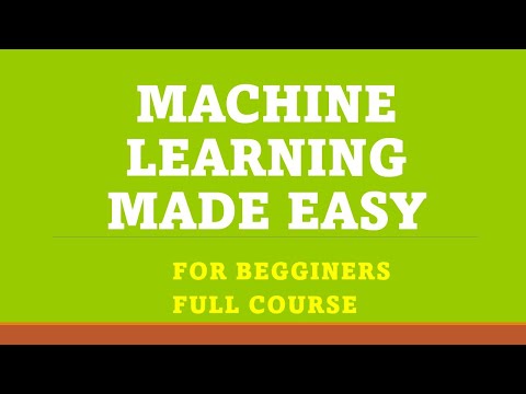 Machine Learning  Made Easy Part 1