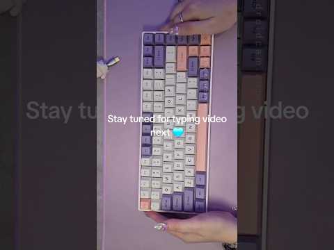 Unboxing Epomaker EP84 plus keyboard ❤️