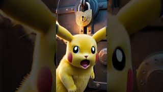 Pikachu Fights a Skeleton to Save Baymax! #shorts #story