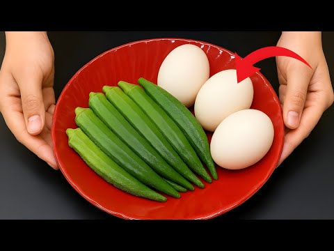A Chinese Chef Taught Me This Okra And Egg Trick. So Easy And Delicious!