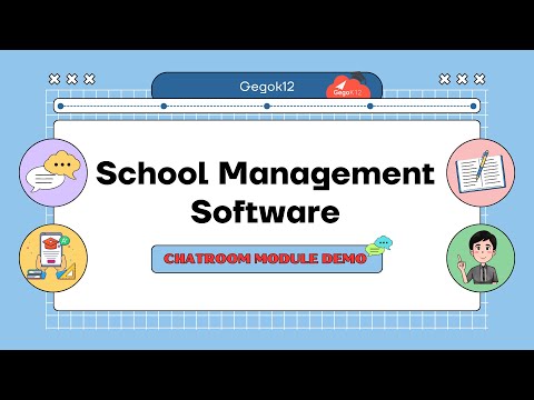 Step-by-Step Guide on How to Create Chatroom in GeGoK12 School Management Software Today !