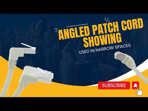 What is angled patch cord？