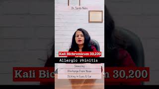 Allergic rhinitis Homeopathic Treatment | #homeopathy #youtubeshorts #drsonianain #health #share