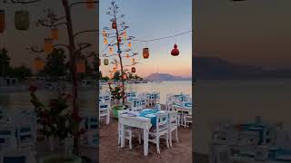 Sunset dinner in Datça, Turkey #shorts