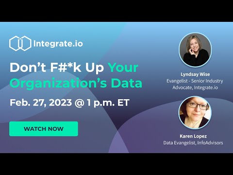 Don't Mess Up Your Organization's Data