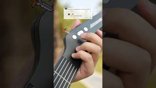 Aeroband smart guitar supports app-defined settings.#aeroband #midiguitar #digitalguitar
