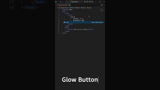 Glow Button with html/css