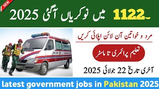 Rescue 1122 Jobs 2025 – Latest Government Jobs in Pakistan – Jobs in Pakistan today 2025