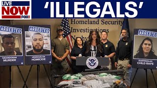 DHS Sec. Noem on arrest of "criminal illegal aliens"