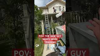 It was a perfect toss #roofing #yyc #roofer #bluecollar #construction #work #trades #2025 #foryou