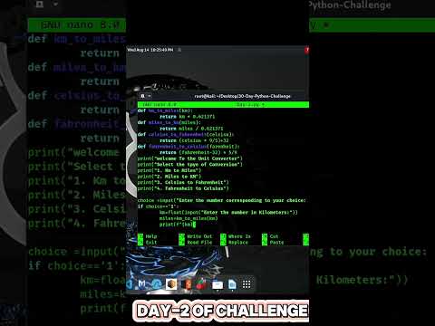 Day 2: Build a Python Unit Converter | 30-Day Python Projects Challenge #python #pythonchallenge