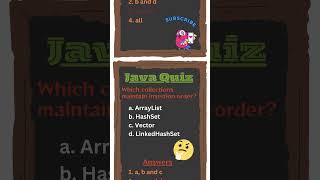 Java Quiz 1   Collection Framework 1 #shorts #java #javaquiz #javacollections #expertzone #dui