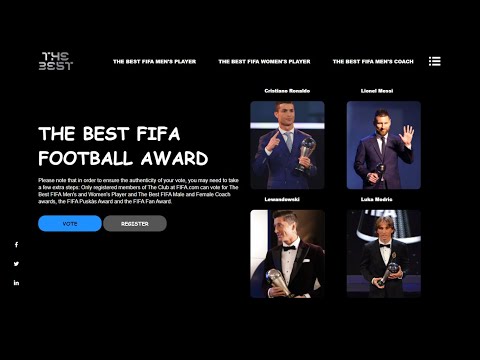 How To Create FIFA The Best Landing Page Using HTML and CSS