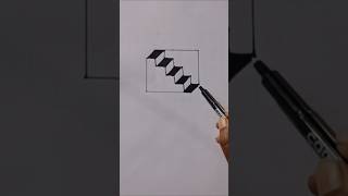 3D drawing #3dart #art #3dillusion #easydrawing #shorts