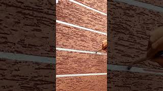 rustic putty texture design 🏠#rustic #design #putty #shorts