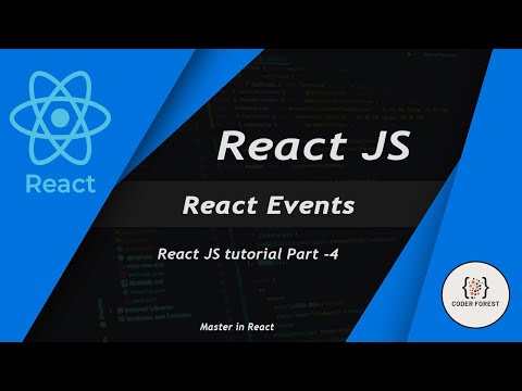 Events in react js tutorials part - 5 | React Events | Event Handling